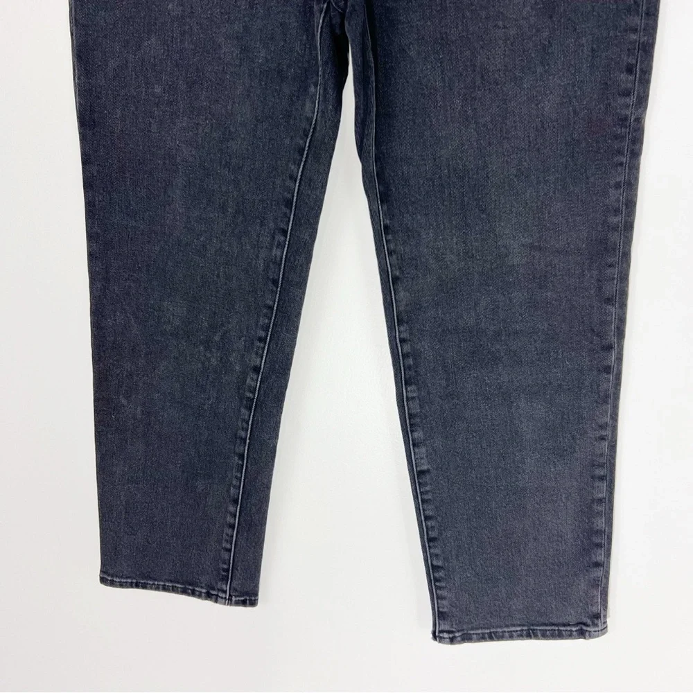 Madewell Classic Straight Jeans in Lunar Wash Black Size 26 Petite